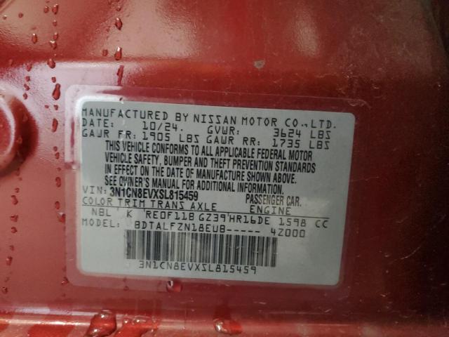 2025 NISSAN VERSA SV - 3N1CN8EVXSL815459