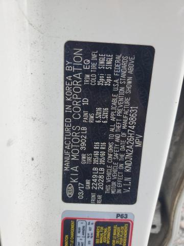 2017 KIA SOUL KNDJN2A26H7498631