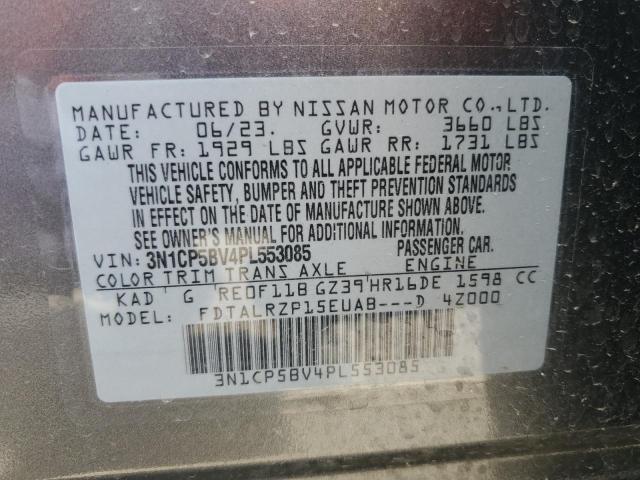 2023 NISSAN KICKS S 3N1CP5BV4PL553085