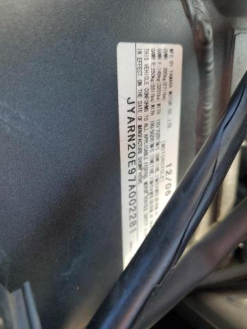 2007 YAMAHA YZFR1 JYARN20E97A002281