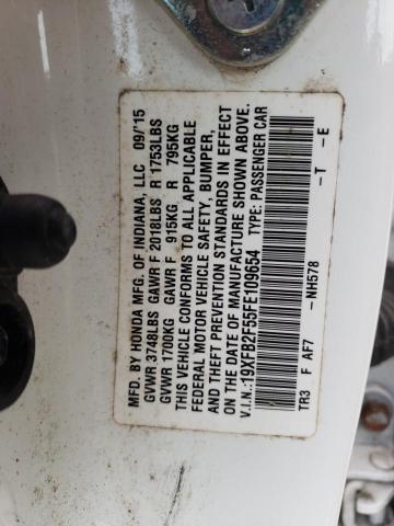 2015 HONDA CIVIC LX 19XFB2F55FE109654