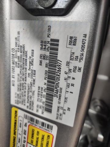 2014 FORD FUSION SE - 3FA6P0H70ER266977