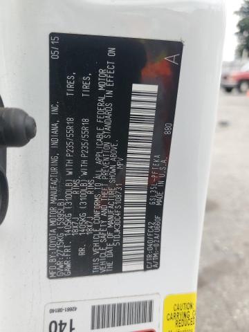 2015 TOYOTA SIENNA LE - 5TDJK3DC4FS108731