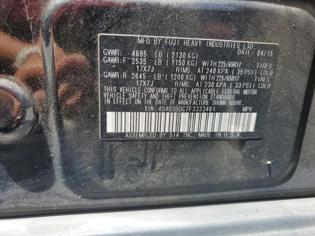 2015 SUBARU OUTBACK 2.5I PREMIUM 4S4BSBDC7F3333401