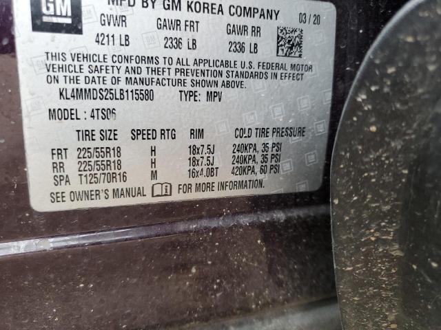 2020 BUICK ENCORE GX KL4MMDS25LB115580