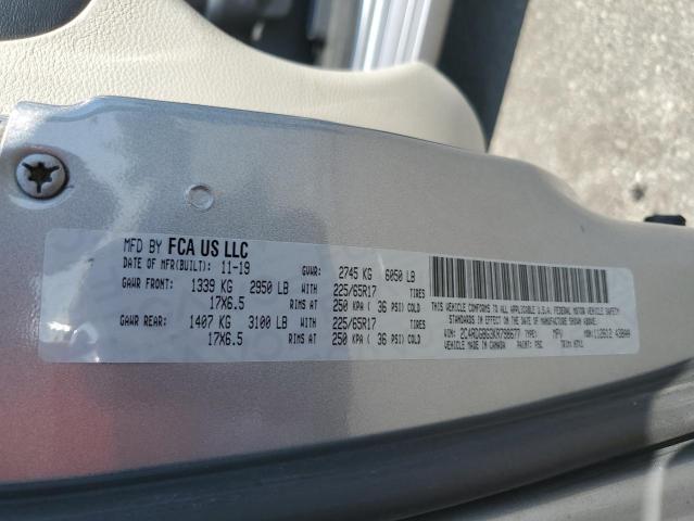 2019 DODGE GRAND CARA 2C4RDGBG3KR798677