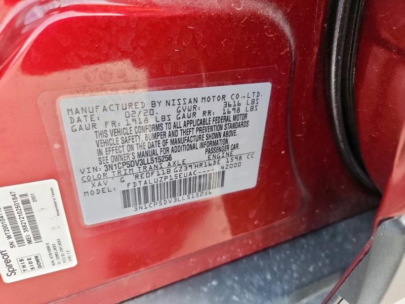 2020 NISSAN KICKS SR 3N1CP5DV3LL515256