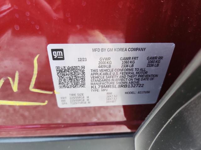 2024 CHEVROLET TRAILBLAZER LT KL79MRSL8RB132722