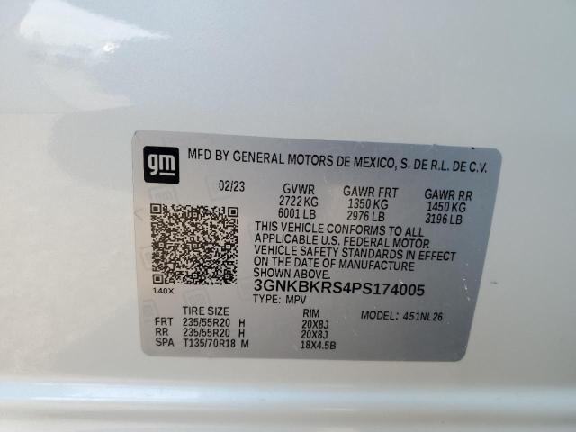 2023 CHEVROLET BLAZER RS - 3GNKBKRS4PS174005