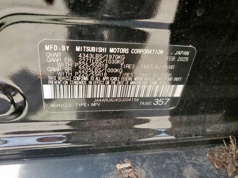 2025 MITSUBISHI OUTLANDER SPORT S JA4ARUAU4SU004156