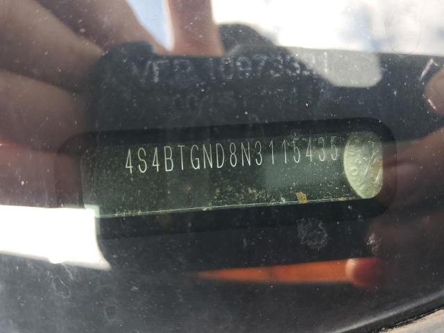 2022 SUBARU OUTBACK LIMITED XT 4S4BTGND8N3115435