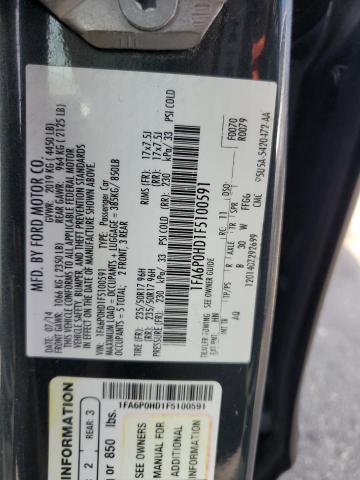 2015 FORD FUSION SE - 1FA6P0HD1F5100591