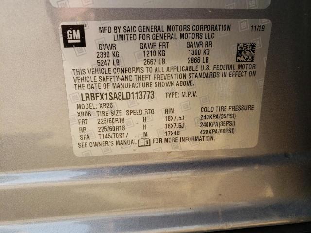 2020 BUICK ENVISION P LRBFX1SA8LD113773