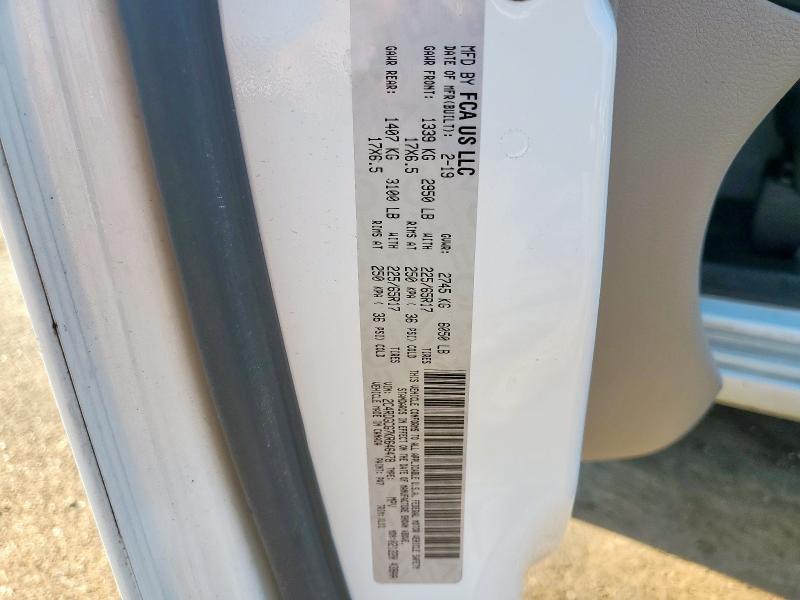2019 DODGE GRAND CARAVAN SXT 2C4RDGCG7KR646478