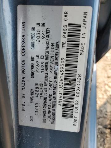 2016 MAZDA 6 SPORT JM1GJ1U52G1459509
