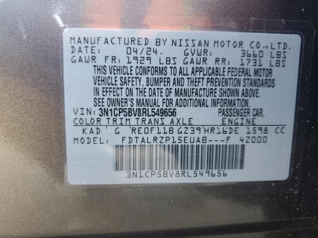 2024 NISSAN KICKS S - 3N1CP5BV8RL549656