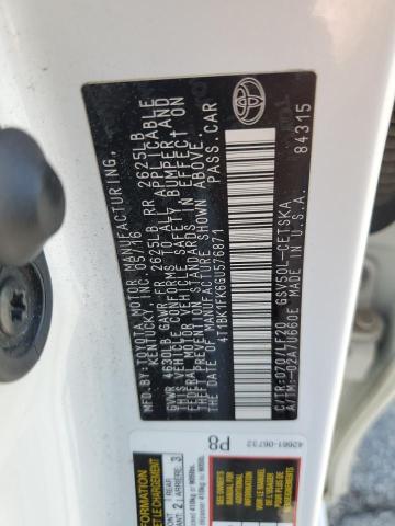2016 TOYOTA CAMRY XSE 4T1BK1FK6GU576871