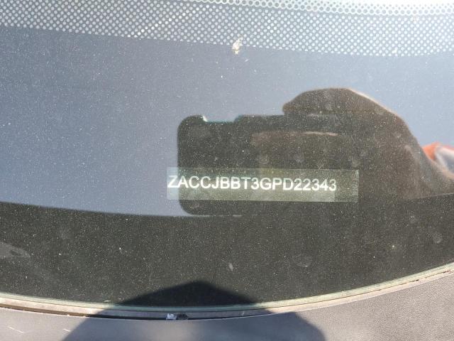 2016 JEEP RENEGADE L ZACCJBBT3GPD22343