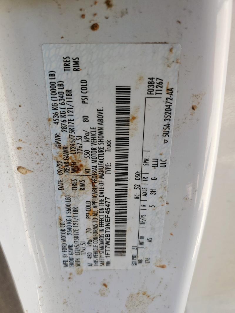 2022 FORD F250 SUPER #3304772926