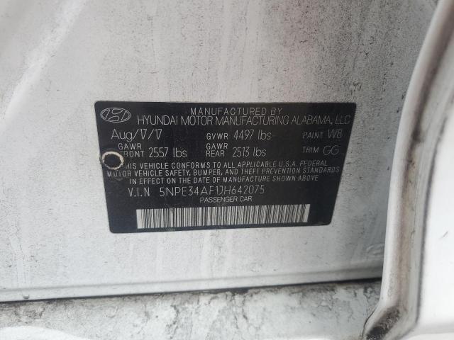2018 HYUNDAI SONATA SPO 5NPE34AF1JH642075