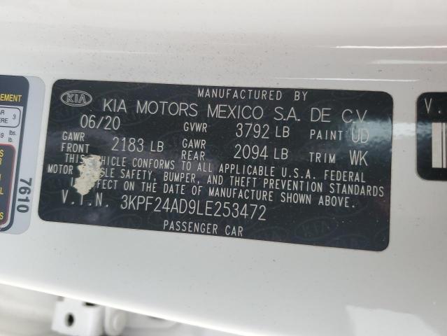 2020 KIA FORTE 3KPF24AD9LE253472