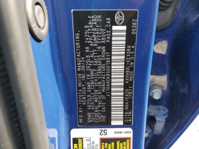 2025 TOYOTA CAMRY XSE 4T1DAACK8SU018917