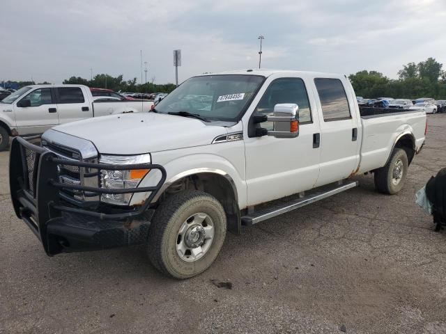 FORD F350 SUPER 2012 white crew pic gas 1FT8W3B65CEA74199 photo #1