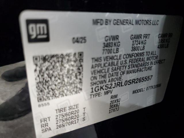2025 GMC YUKON XL DENALI 1GKS2JRL0SR265557