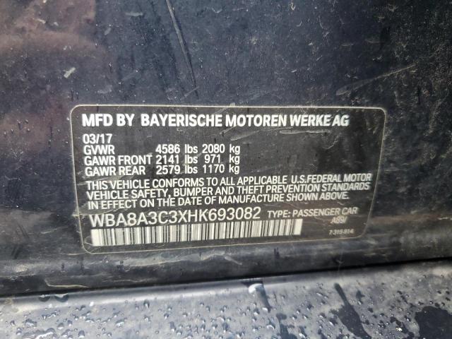 2017 BMW 320 XI WBA8A3C3XHK693082