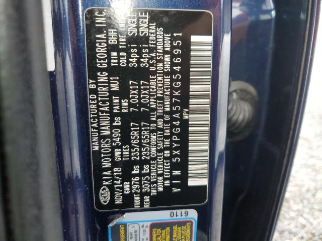 2019 KIA SORENTO LX 5XYPG4A57KG546951
