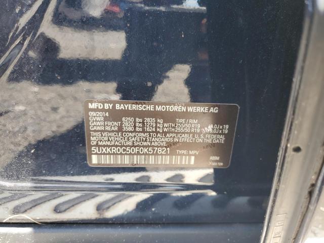 2015 BMW X5 XDRIVE3 5UXKR0C50F0K57821