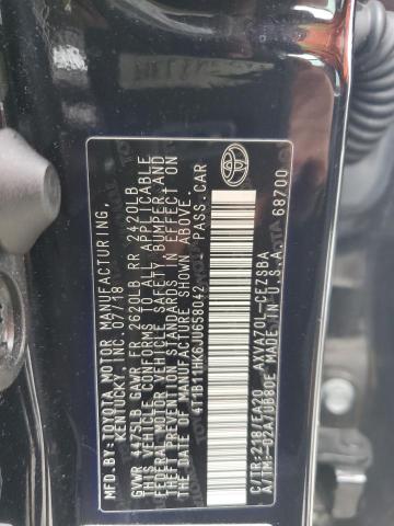 2018 TOYOTA CAMRY L 4T1B11HK6JU658042