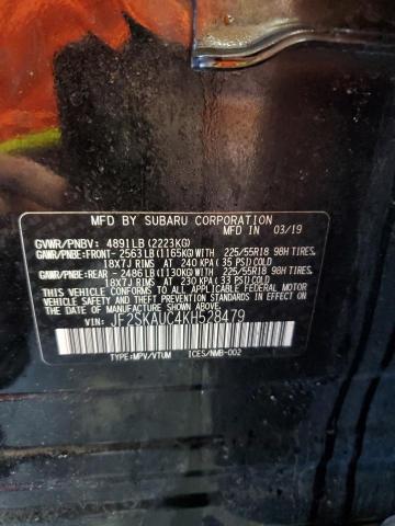 2019 SUBARU FORESTER L JF2SKAUC4KH528479