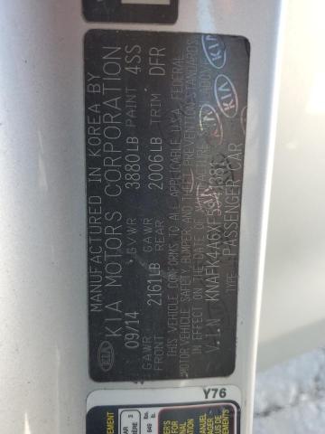 2015 KIA FORTE LX KNAFK4A6XF5341381