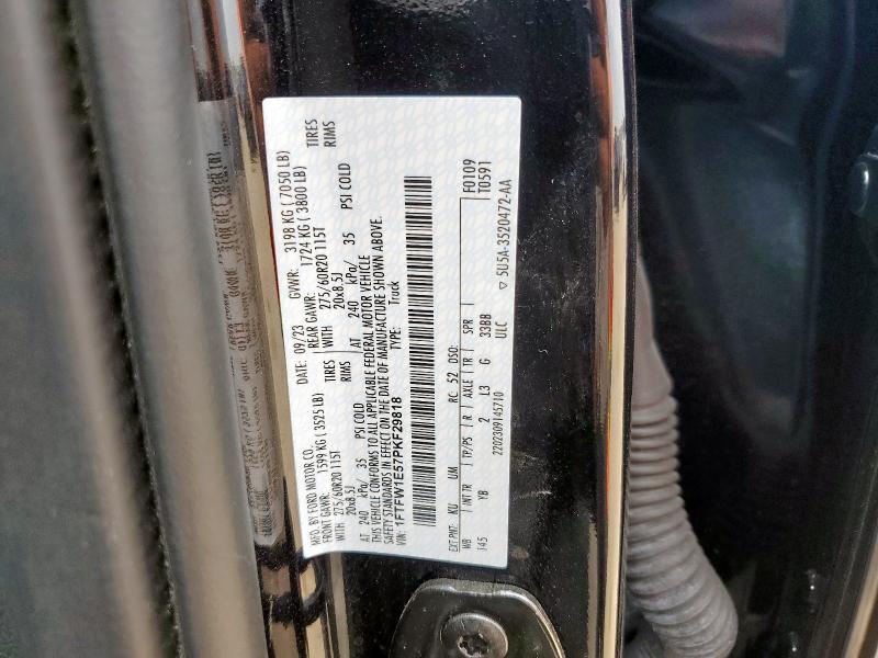 2023 FORD F150 SUPER - 1FTFW1E57PKF29818