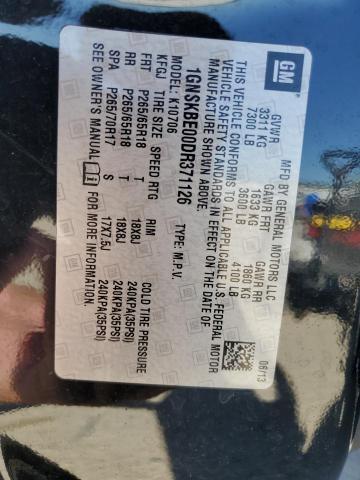 2013 CHEVROLET TAHOE K150 - 1GNSKBE00DR371126