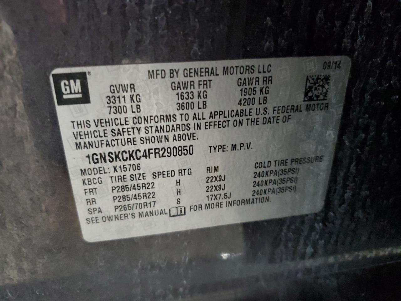 CHEVROLET TAHOE K1500 LTZ