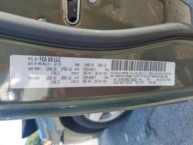 2016 DODGE JOURNEY SE 3C4PDCAB9GT186333