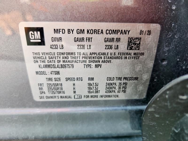 2020 BUICK ENCORE GX KL4MMDSL4LB097579