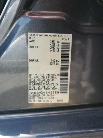 2023 NISSAN ALTIMA SV - 1N4BL4DV9PN345589