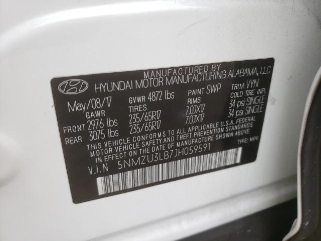 2018 HYUNDAI SANTA FE S 5NMZU3LB7JH059591