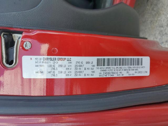 2015 DODGE GRAND CARA 2C4RDGBG1FR642143