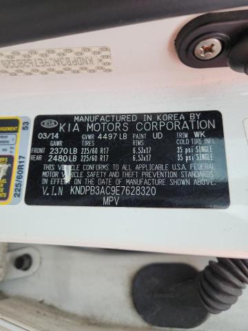 2014 KIA SPORTAGE BASE - KNDPB3AC9E7628320