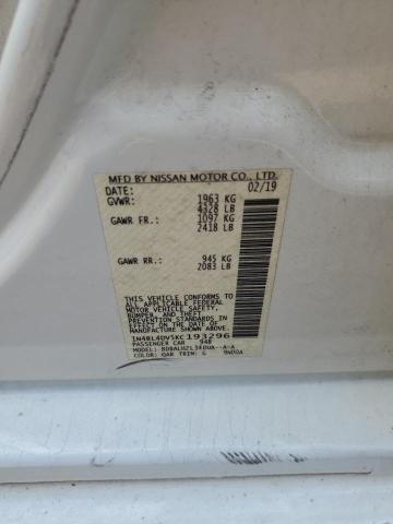 2019 NISSAN ALTIMA SV 1N4BL4DV5KC193296