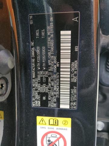 2017 LEXUS RX 350 BAS 2T2BZMCA1HC061879