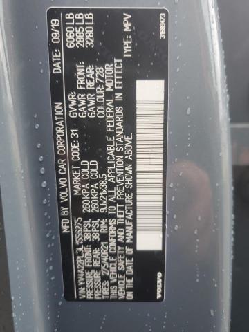 2020 VOLVO XC90 T6 INSCRIPTION YV4A22PL3L1556275