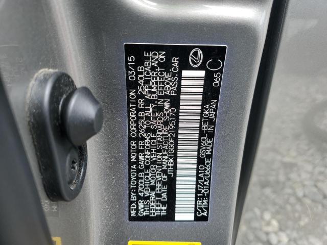 2015 LEXUS ES 350 - JTHBK1GG0F2195170