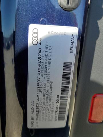 2019 AUDI A7 PREMIUM WAUU2AF24KN130618