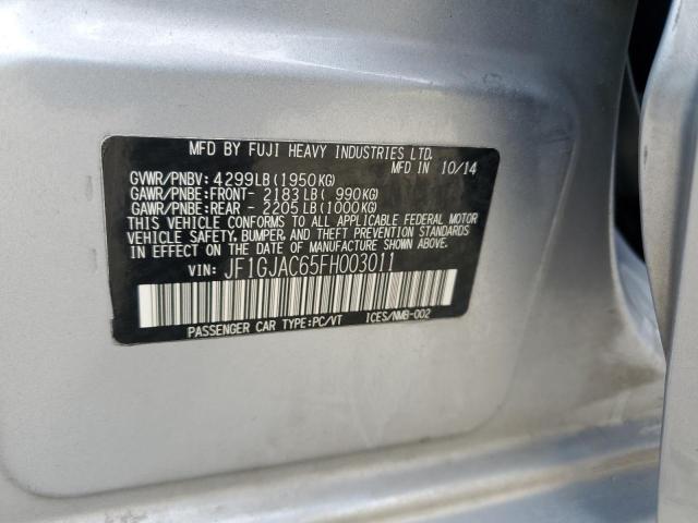 2015 SUBARU IMPREZA PREMIUM JF1GJAC65FH003011