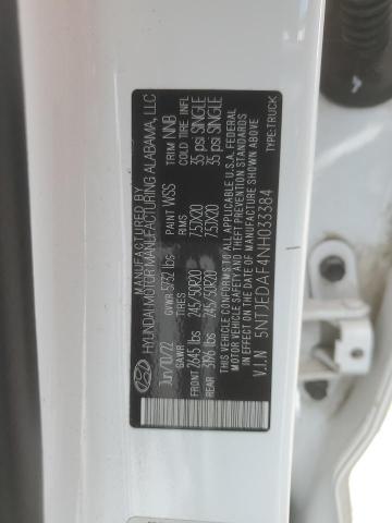 2022 HYUNDAI SANTA CRUZ LIMITED - 5NTJEDAF4NH033384